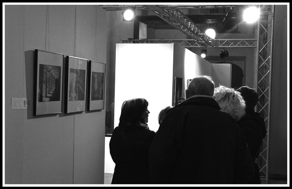 Crowd around my Photos at Art Senses