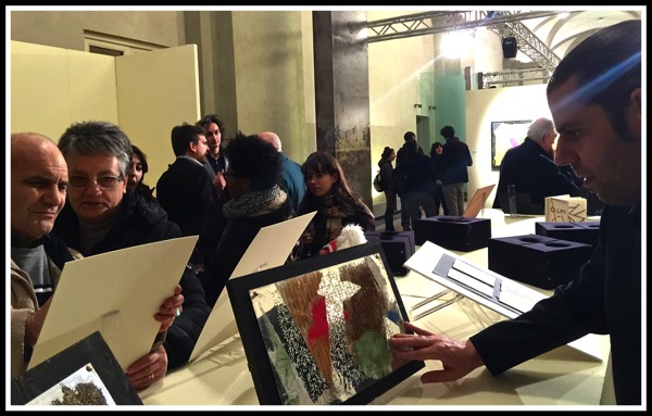 Me touching the Tactile exhibits