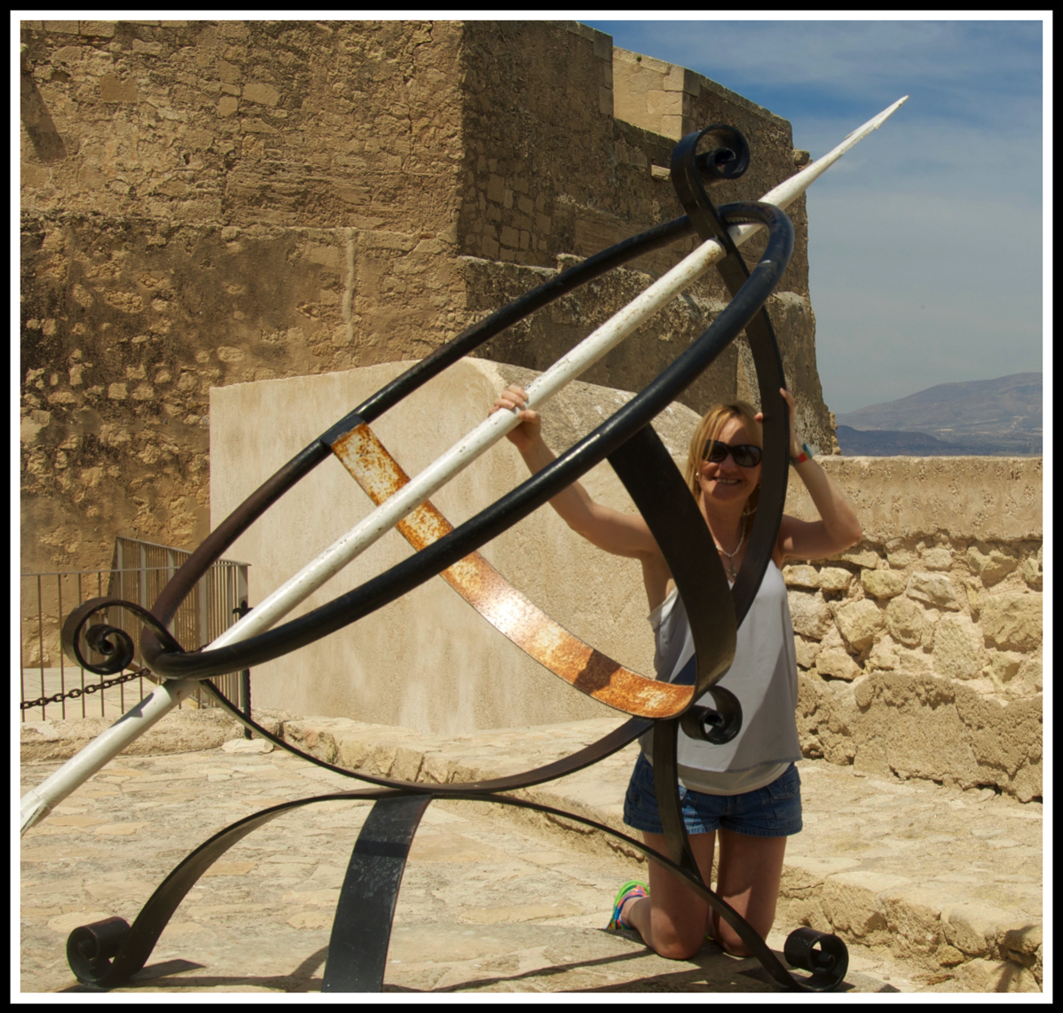 Sarah and the gift shop