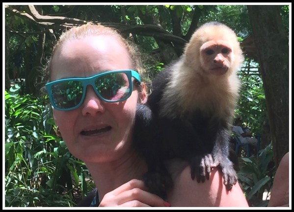 2 Roatan Sarah and the Monkey