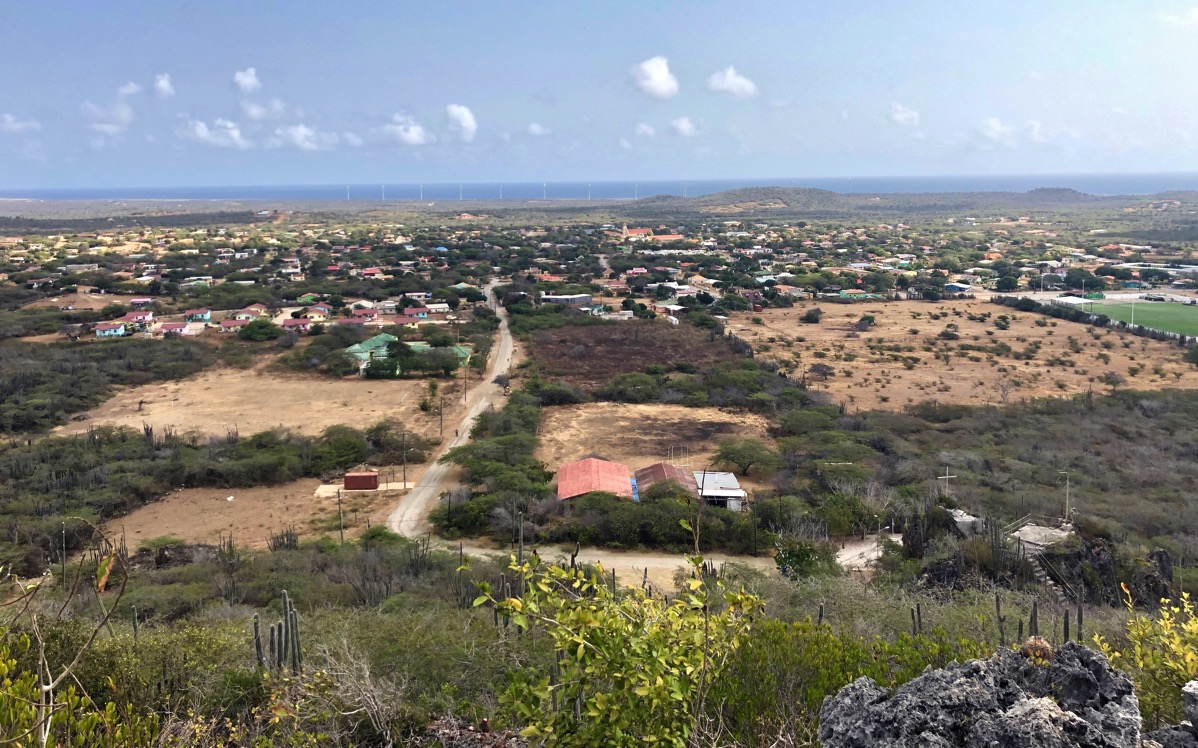 view overlooking the island of Bonaire